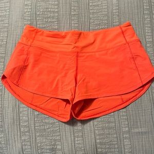 Lululemon Speed Up Low-Rise Shorts, 2.5”, Size 4